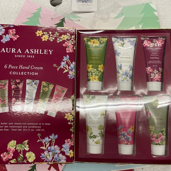 LAURA ASHLEY SINCE 1953 6 Piece Hand Cream 20.4 fl total  Paraben Free - Picture 1 of 4